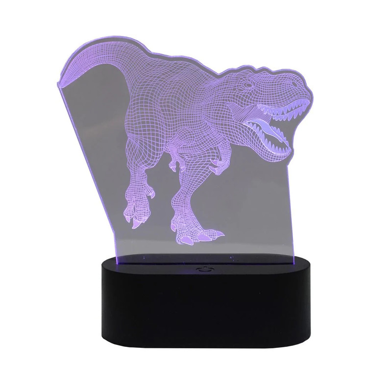 Led Neon 3D Tyrannosaurus Dinosaur Shape - إضاءة
